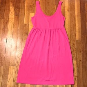 Pink Cotton Sundress Beach Coverup